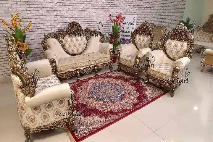 تزیین مبل سلطنتی در خانه